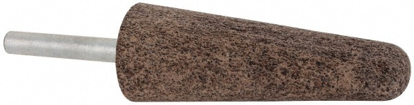 Cratex A3A36CXI 1/4 Mounted Point: 2-3/4" Thick, 1/4" Shank Dia, A3, 36 Grit, Very Coarse Image