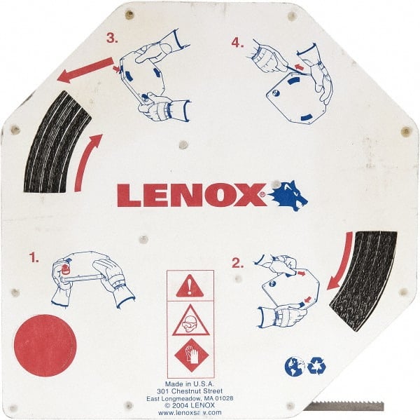 Lenox 5321FLC1464 Band Saw Blade Coil Stock: 1/4" Blade Width, 100 Coil Length, 0.025" Blade Thickness, Carbon Steel 
