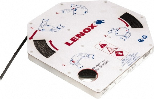 Lenox 5325FLC3895 Band Saw Blade Coil Stock: 3/8" Blade Width, 100 Coil Length, 0.025" Blade Thickness, Carbon Steel Image