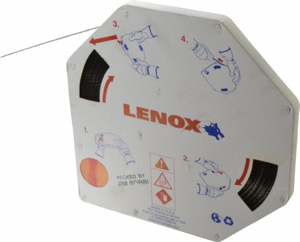 Lenox 4025NEC1464 Band Saw Blade Coil Stock: 1/4" Blade Width, 100 Coil Length, 0.025" Blade Thickness, Carbon Steel Image