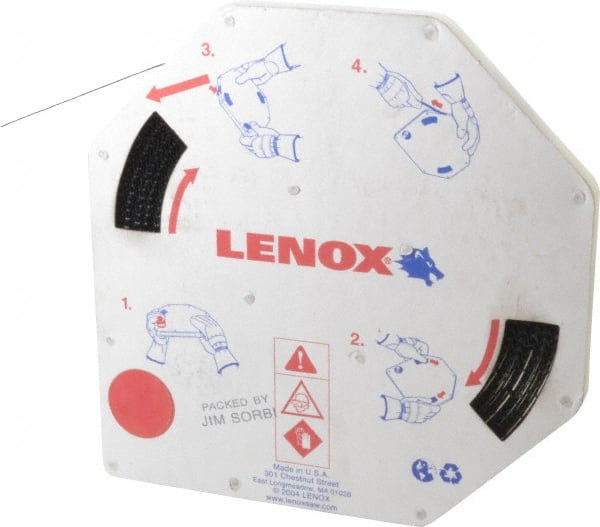 Lenox 4044NEC12127 Band Saw Blade Coil Stock: 1/2" Blade Width, 100 Coil Length, 0.025" Blade Thickness, Carbon Steel 