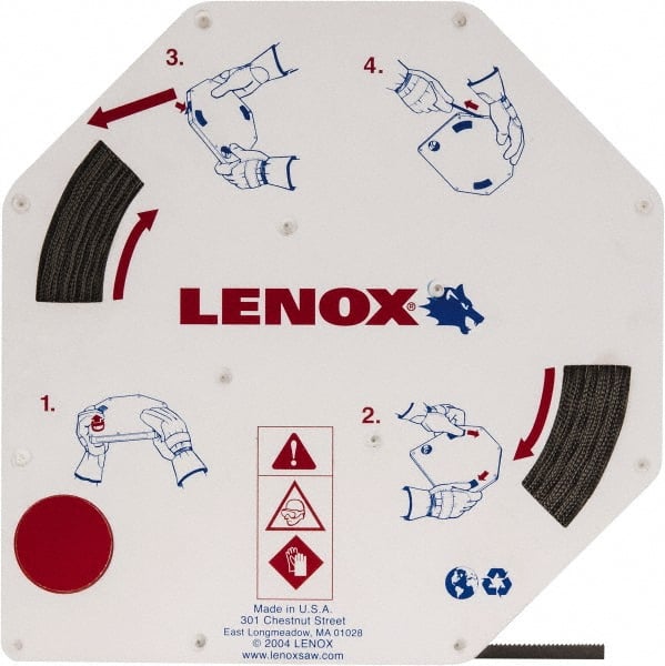 Lenox 1600D2C1464 Band Saw Blade Coil Stock: 1/4" Blade Width, 100 Coil Length, 0.025" Blade Thickness, Bi-Metal 