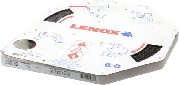 Lenox 1606D2C12127 Band Saw Blade Coil Stock: 1/2" Blade Width, 100 Coil Length, 0.025" Blade Thickness, Bi-Metal 