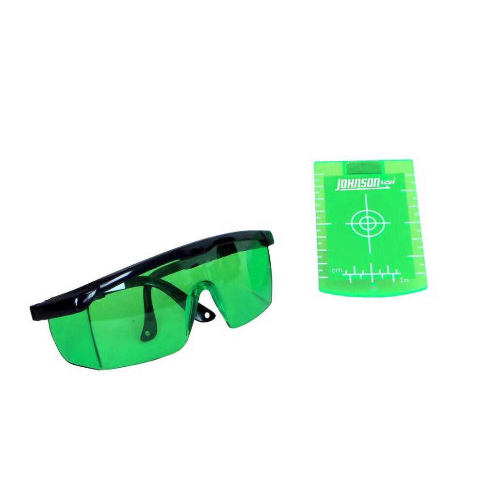 Laser Level Magnetic Target and Enhancement Glasses