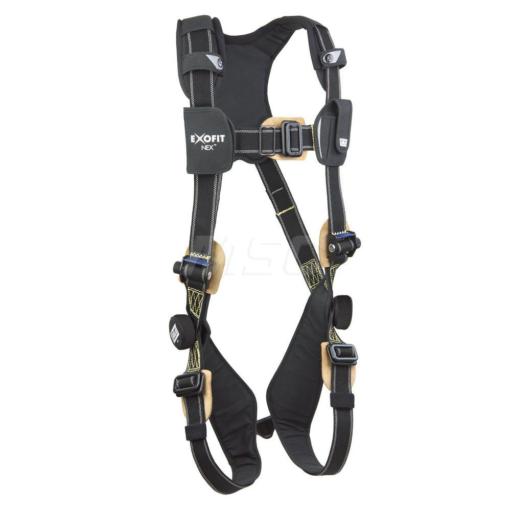 Fall Protection Harnesses: 420 Lb, Arc Flash Style, Size Medium, For General Industry, Nomex & Kevlar, Back