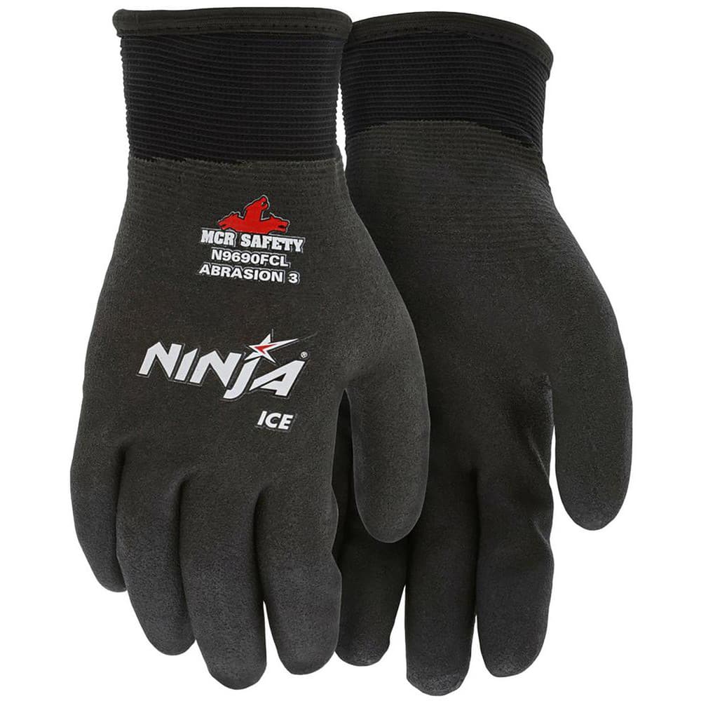 Cut & Puncture-Resistant Gloves: Size X-Large, ANSI Puncture 2, Acrylic & Terry Lined, Nylon