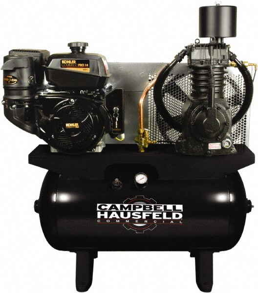 14 hp, 24.3 CFM, 175 Max psi, Horizontal Portable Fuel Air Compressor