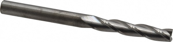 RobbJack TL-303-08 Square End Mill: 1/4 Dia, 1-1/4 LOC, 1/4 Shank Dia, 3 OAL, 3 Flutes, Solid Carbide 