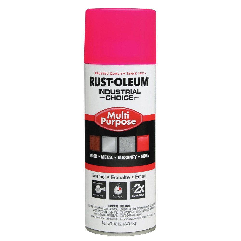 ◎☆ Rust-Oleum - Enamel Spray Paint: Fluorescent Pink, Gloss, 16 oz