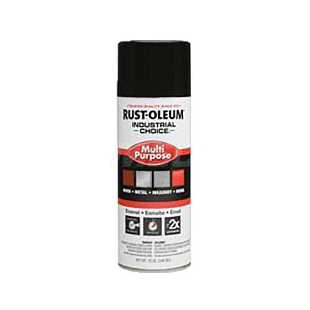 Rust-Oleum - Black, Gloss, Enamel Spray Paint - 03688843 - MSC ...