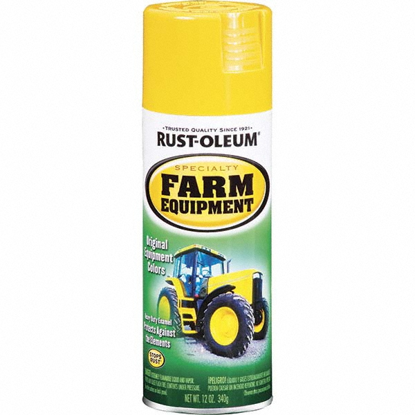 RustOleum JD Yellow, Enamel Spray Paint 03688967 MSC Industrial Supply
