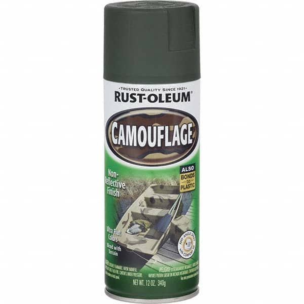 Rust-Oleum 1919830 Acrylic Coating Spray Paint: Deep Forest Green, Flat, 16 oz 