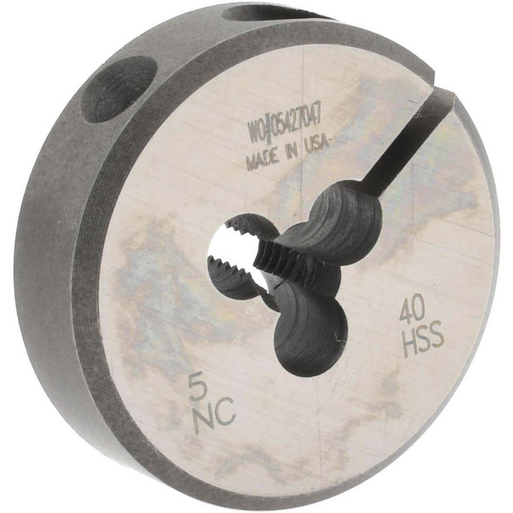 Round Die: #5-40, High Speed Steel