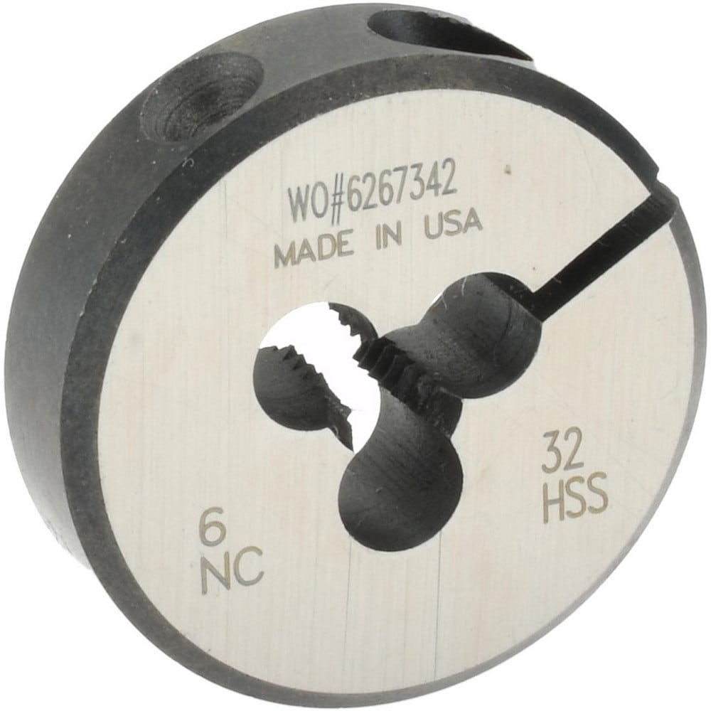 Made in USA 3690393 Round Die: #6-32, High Speed Steel Image