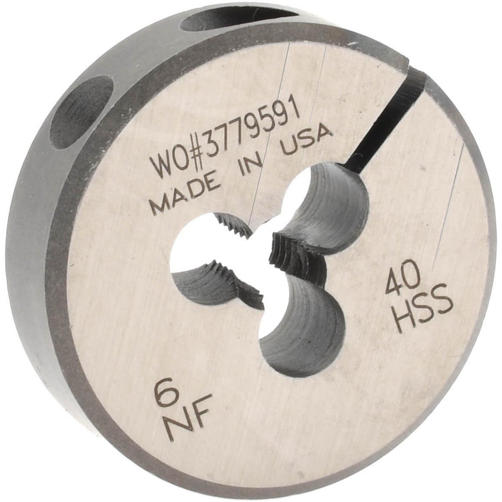 Round Die: #6-40, High Speed Steel