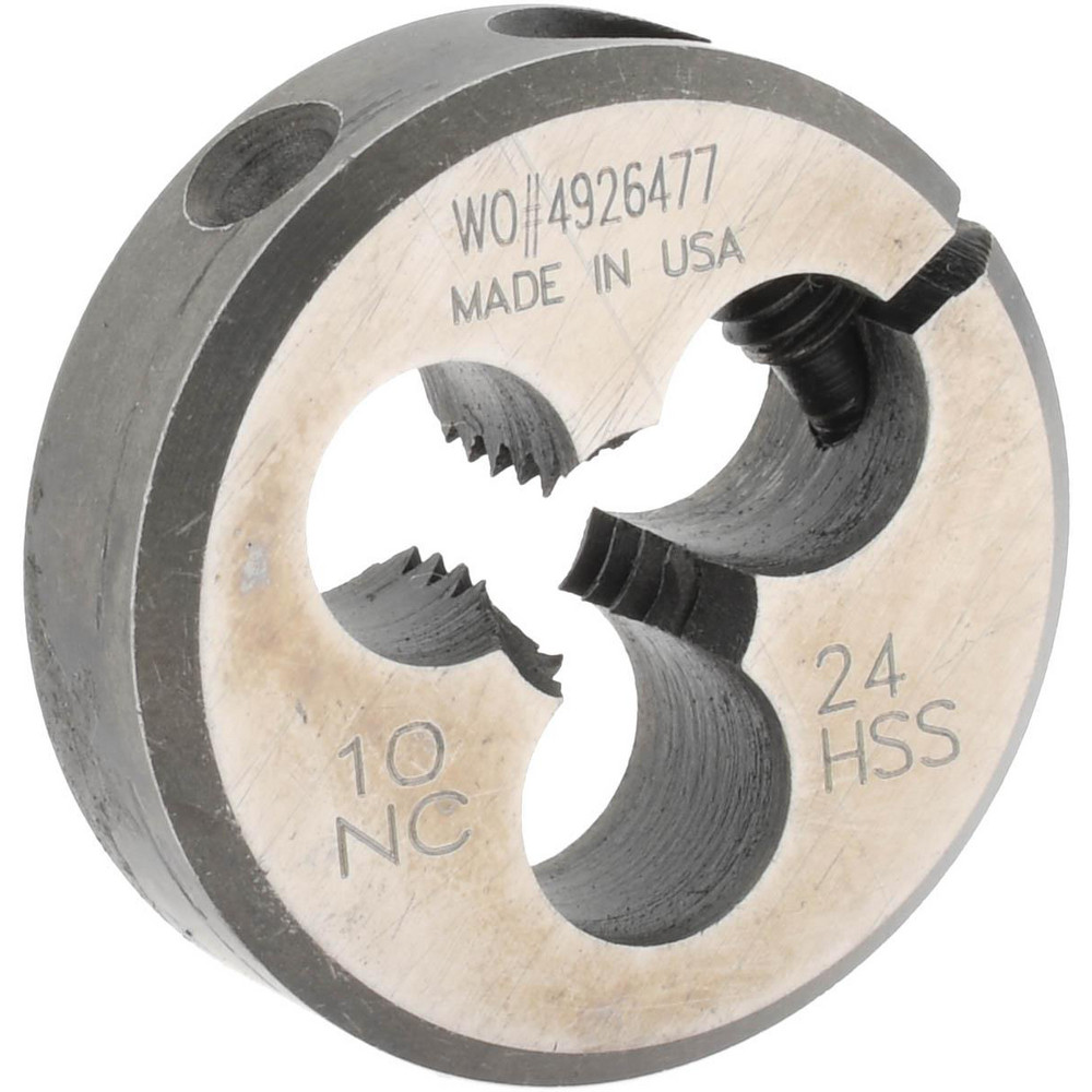 Round Die: #10-24, High Speed Steel