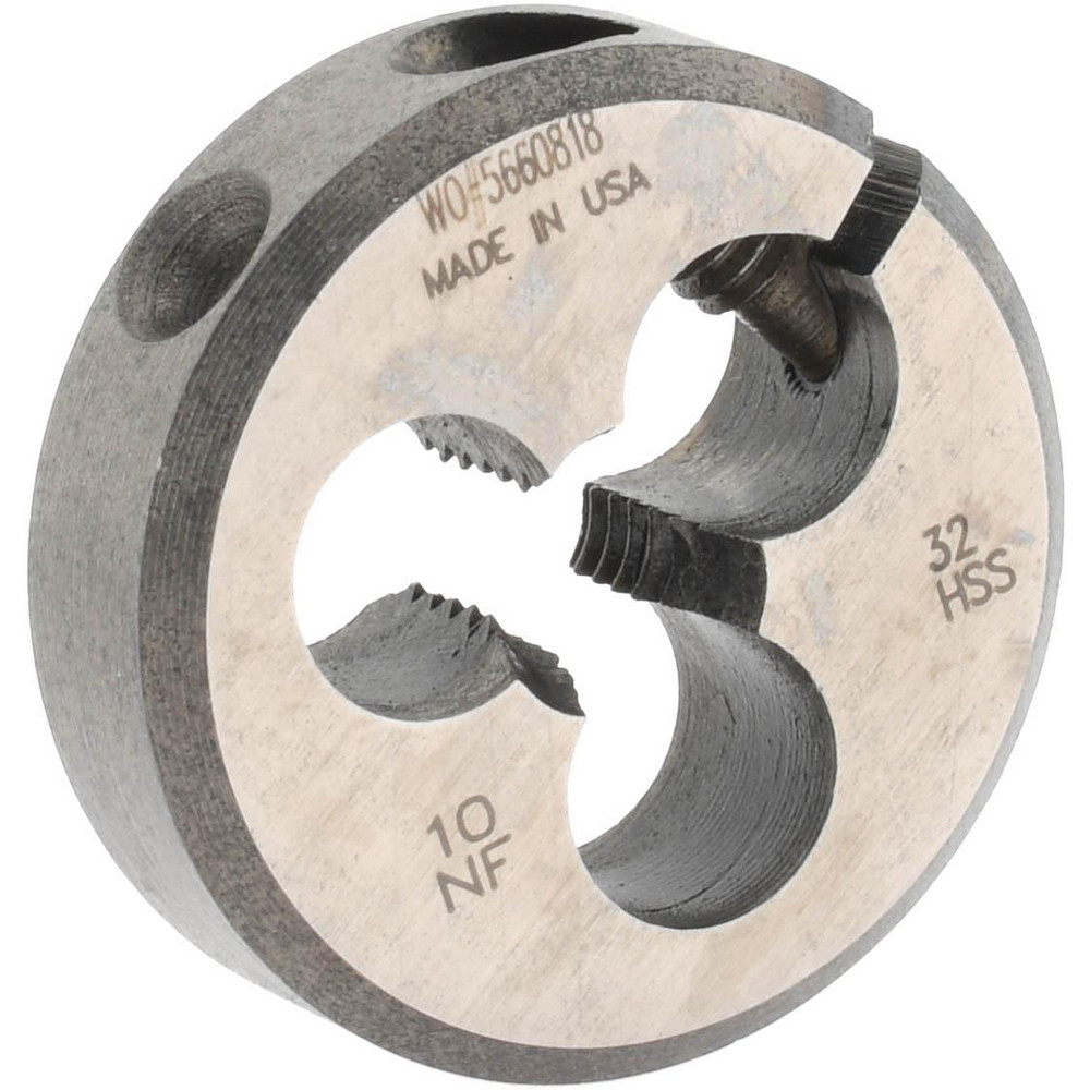 Round Die: #10-32, High Speed Steel