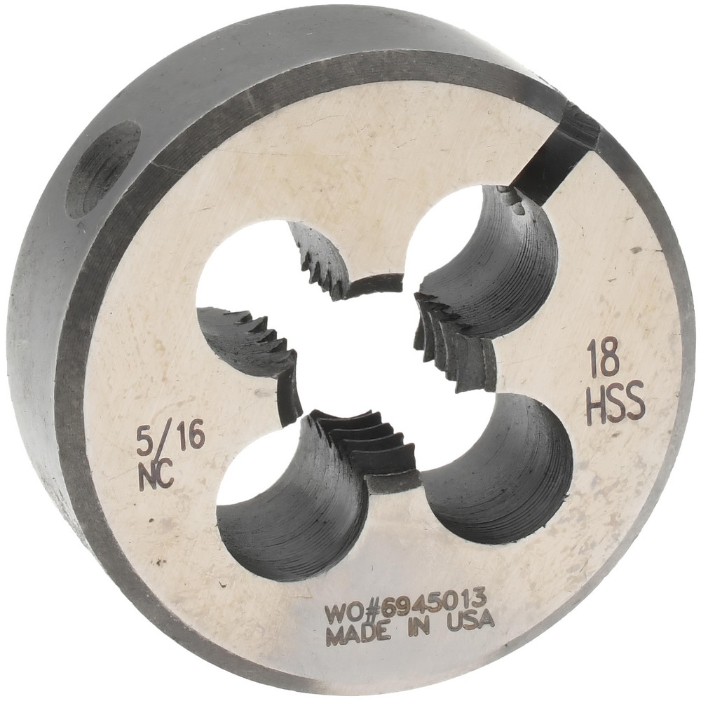 Value Collection - Round Die: M21x2.5, 2" OD, High Speed Steel | MSC Direct
