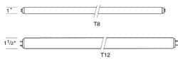 Fluorescent Tubular Lamp: 60 Watts, T12, Recessed Double Contact Base