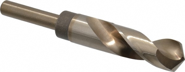 Chicago-Latrobe 53459 Reduced Shank Drill Bit: 59/64 Dia, 1/2 Shank Dia, 118 0, Cobalt Image