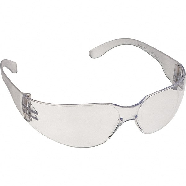 Safety Glass: Anti-Fog & Scratch-Resistant, Polycarbonate, Clear Lenses, Full-Framed