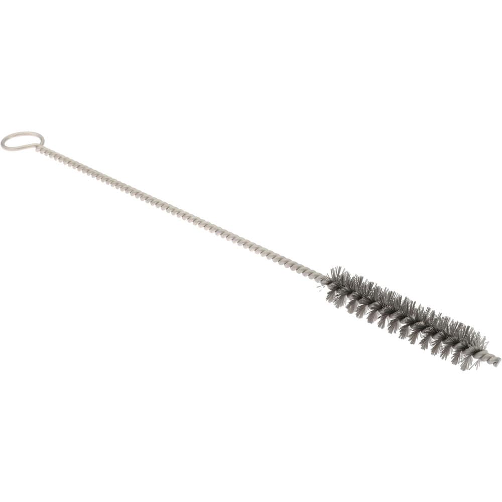 2" Long x 7/16" Diam Stainless Steel Twisted Wire Bristle Brush