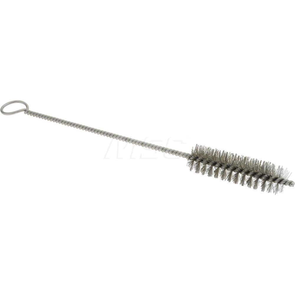 2-1/2" Long x 11/16" Diam Stainless Steel Twisted Wire Bristle Brush