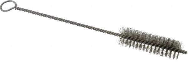 3" Long x 7/8" Diam Stainless Steel Twisted Wire Bristle Brush