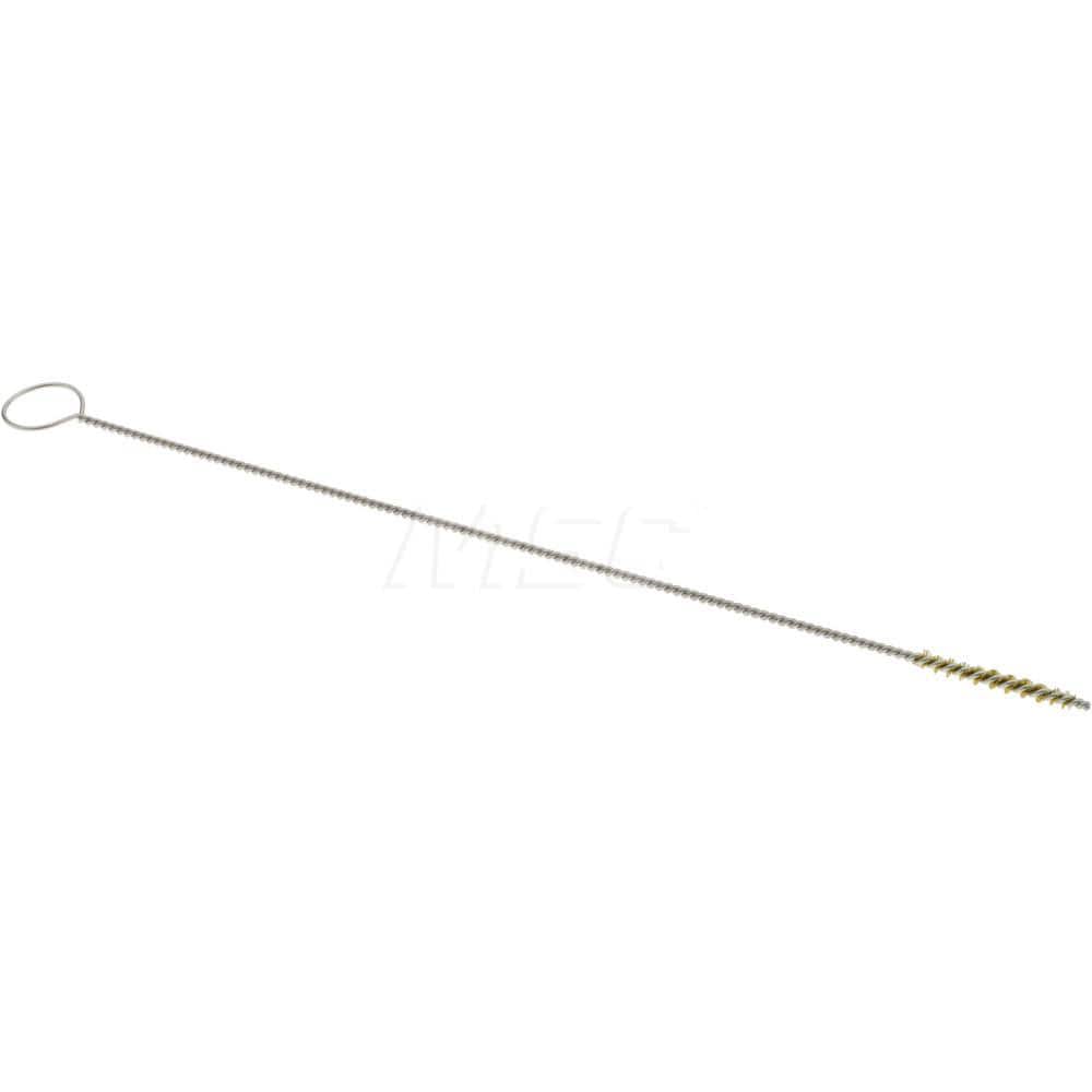 1/2" Long x 1/16" Diam Brass Twisted Wire Bristle Brush