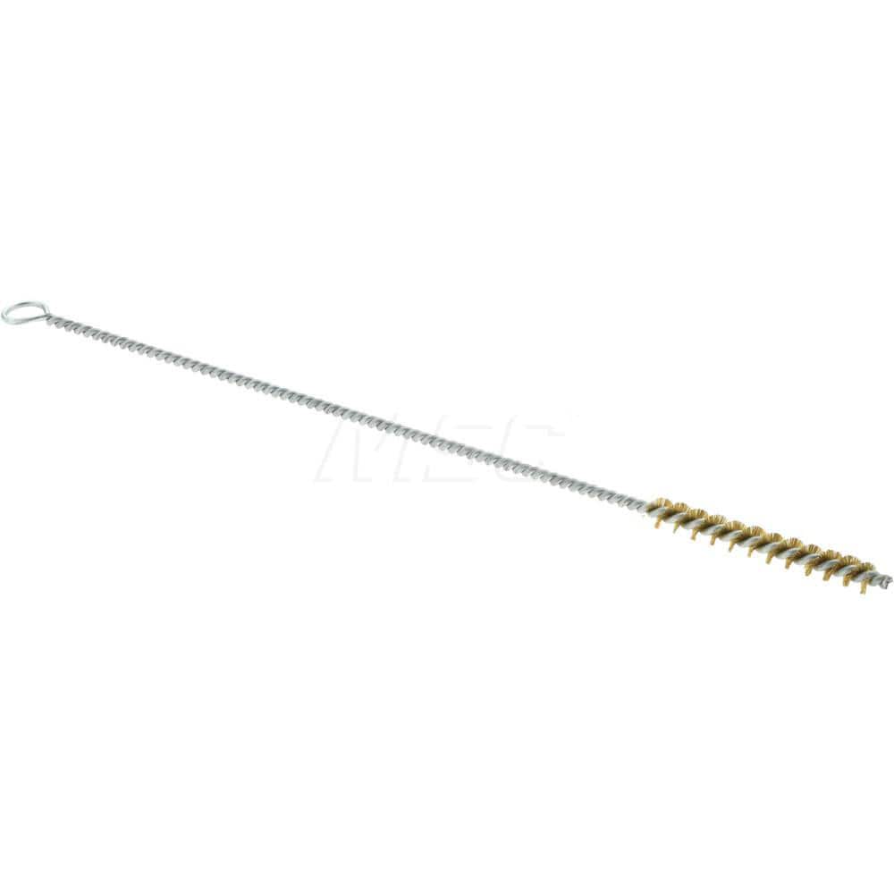 1-1/2" Long x 3/16" Diam Brass Twisted Wire Bristle Brush