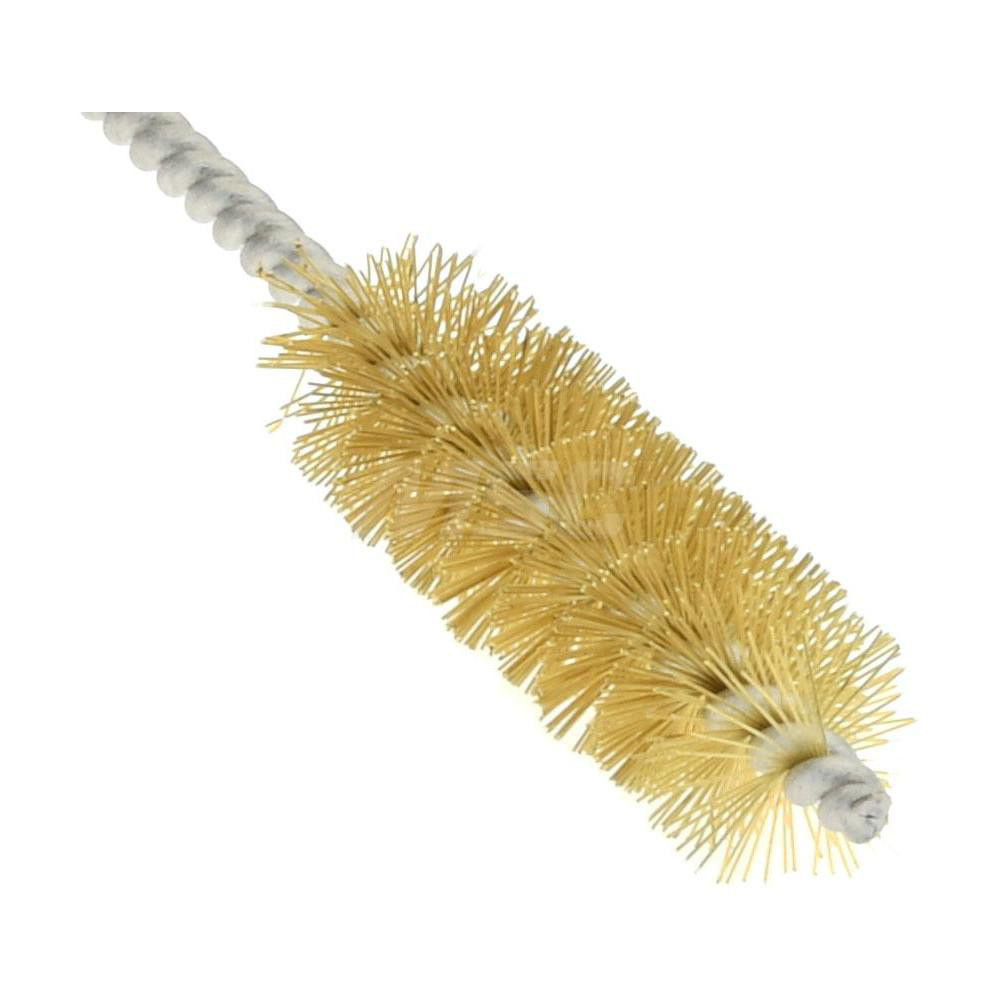 PROSOURCE 1" Long x 1/4" Diam Brass Twisted Wire Bristle Brush