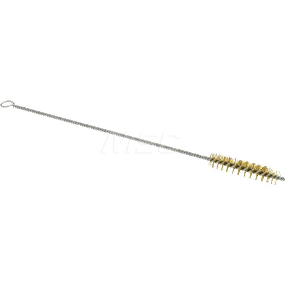 1-1/2" Long x 5/16" Diam Brass Twisted Wire Bristle Brush
