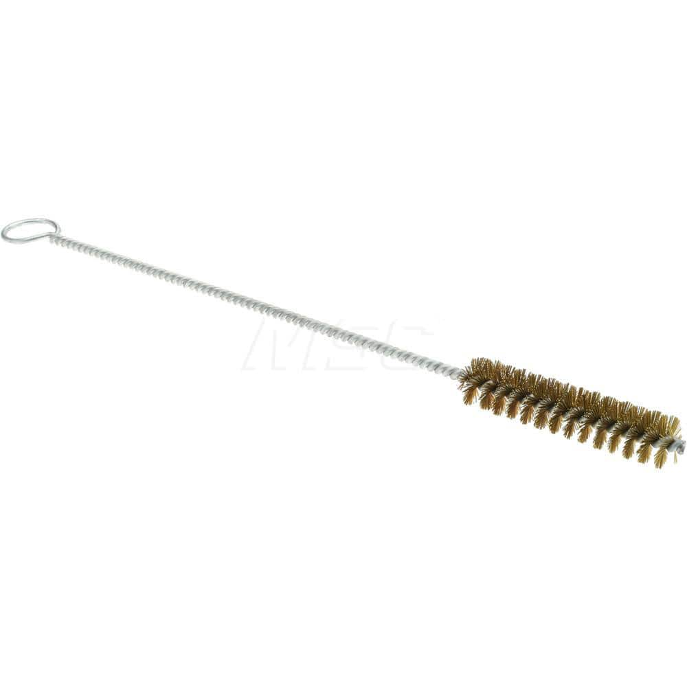 2" Long x 7/16" Diam Brass Twisted Wire Bristle Brush