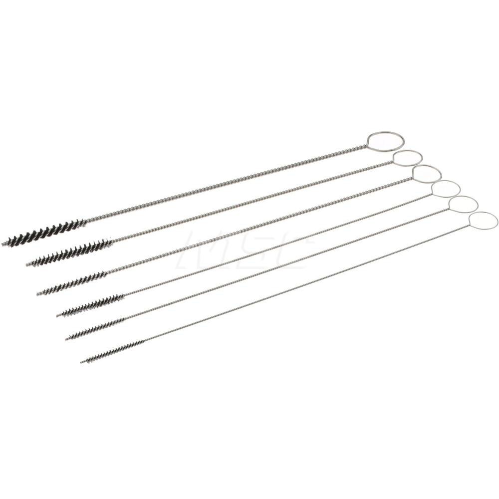 Scratch Brush Set: Nylon, 0.032, 0.04, 0.047, 0.06, 0.072 & 0.093" Trim Length