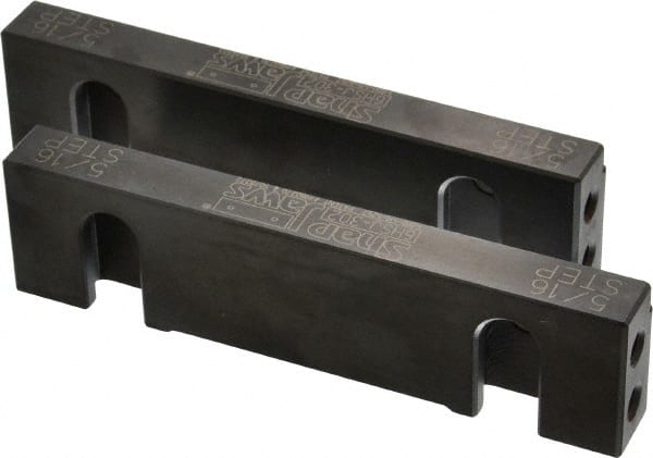 Jaw Plates F// Vises,4in Step Jaw