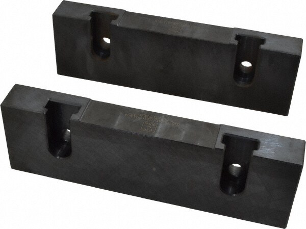 2.2/" High x 1.105/" Thick Fix... No Step Vise Jaw Steel Hard Flat Kurt 8/" Wide