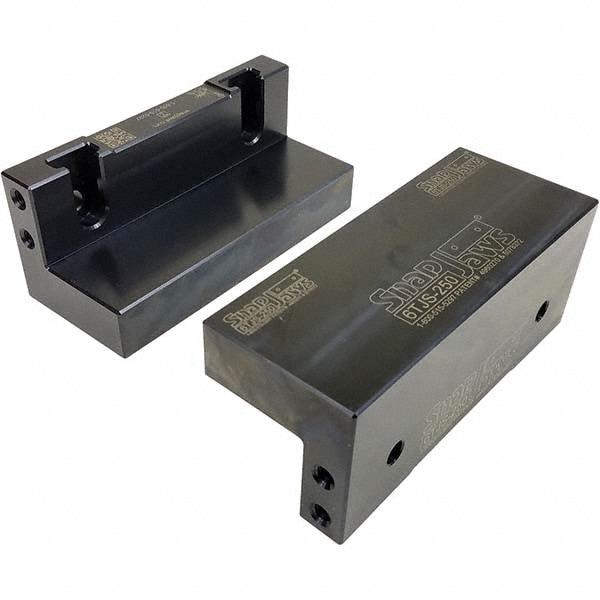 Snap Jaws 6TJS-250 Vise Jaw: 6" Wide, 2.5" High, 2.5" Thick, Step Image