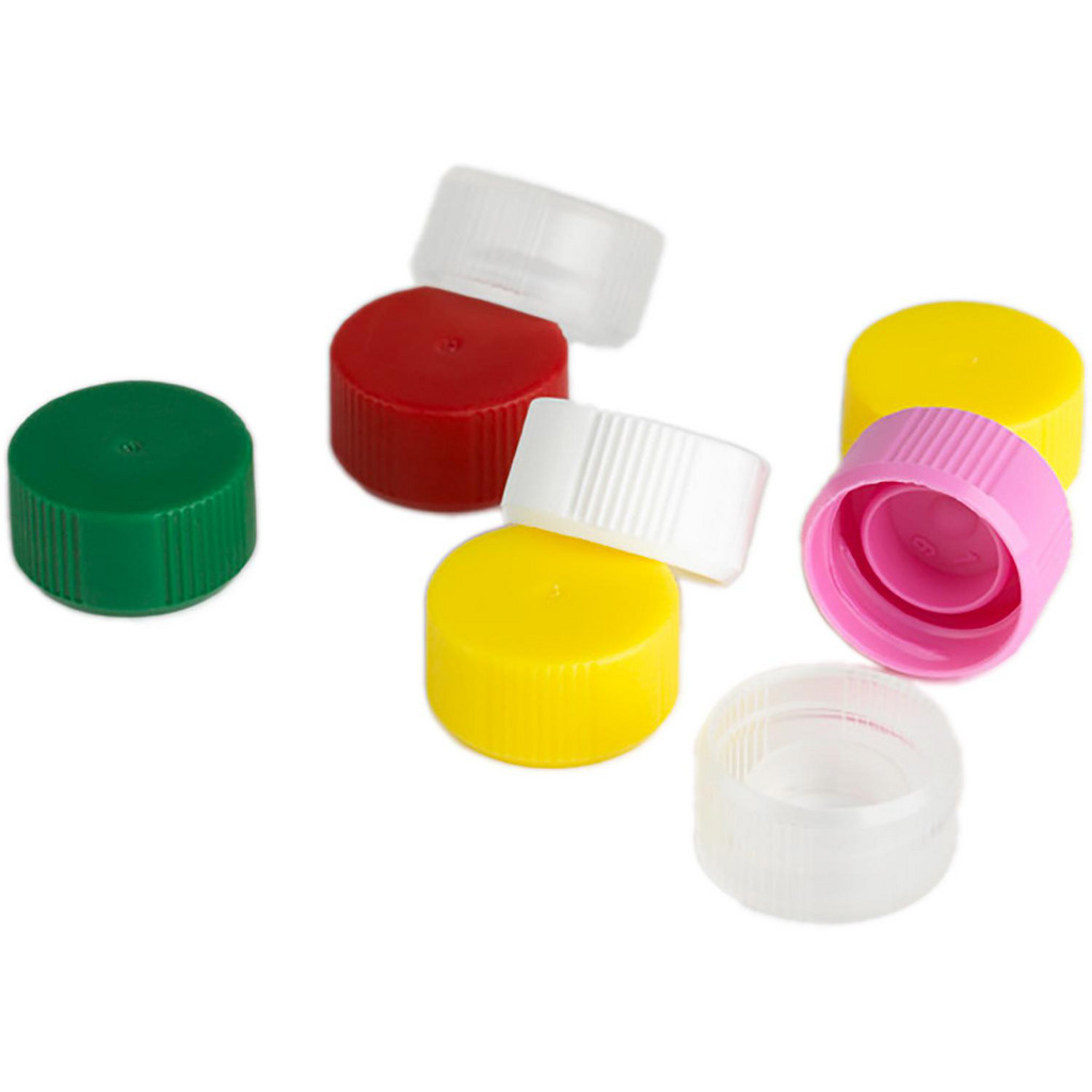 Globe Scientific Laboratory Container Caps, Lids & Plugs: Type: Cap; Color: Red; Material: Polypropylene Copolymer | Part #111672R