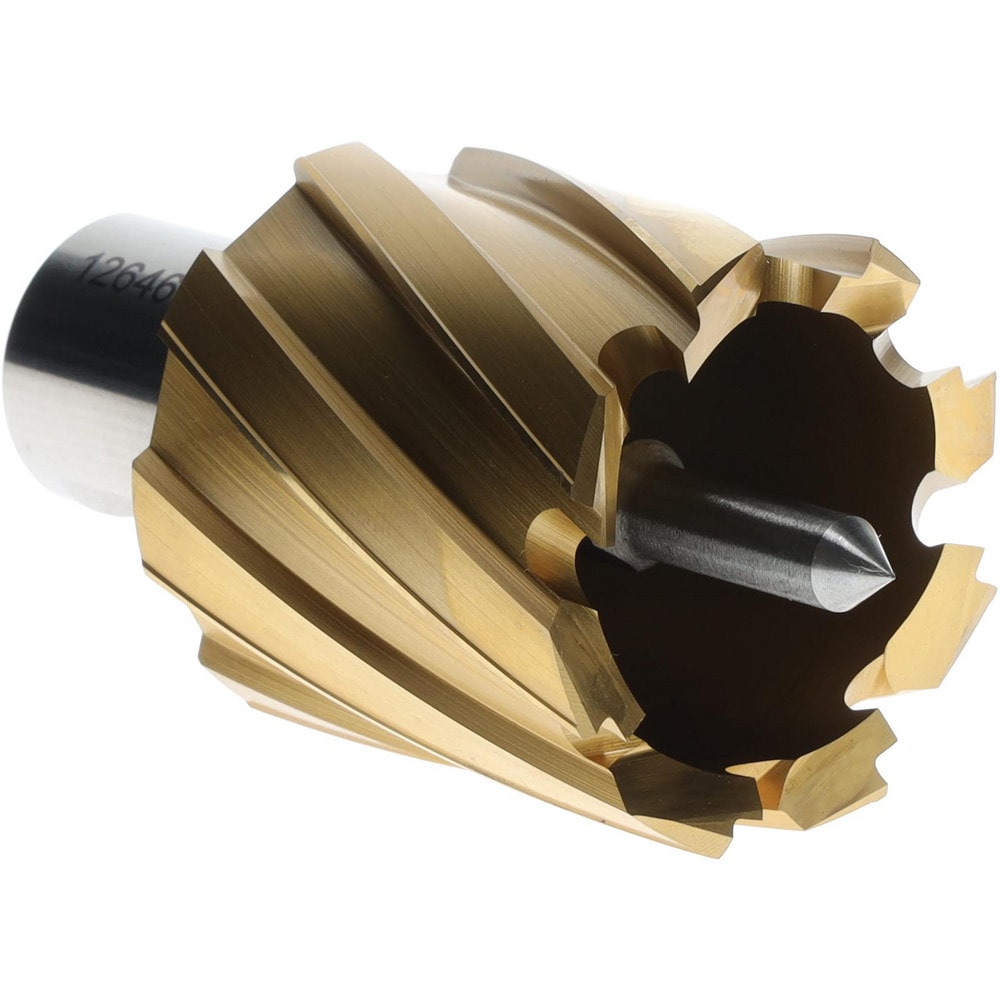 Annular Cutter: 1-7/16" Dia, 1" Depth of Cut, High Speed Steel