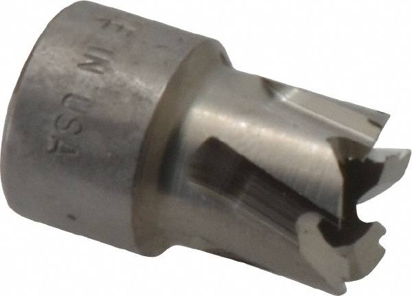 Annular Cutter: 0.4331" Dia, 1/4" Depth of Cut, High Speed Steel