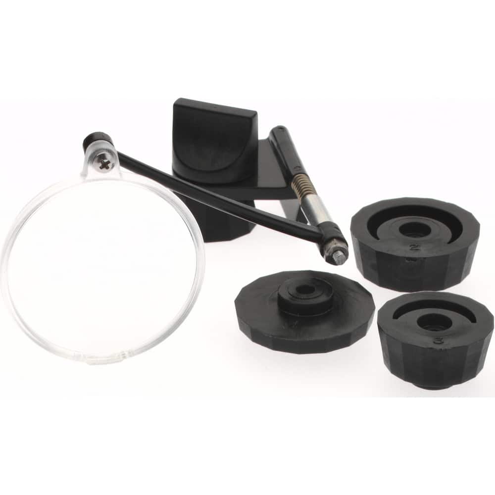 7x Magnification, 24 mm Lens Diameter, Singlet Lens Optical Glass Loupe