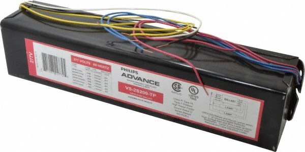 2 Lamp, 277 Volt, 1.40 to 1.65 Amp, 160 to 199, 200 or Greater Watt, Rapid Start, Magnetic, Nondimmable Fluorescent Ballast