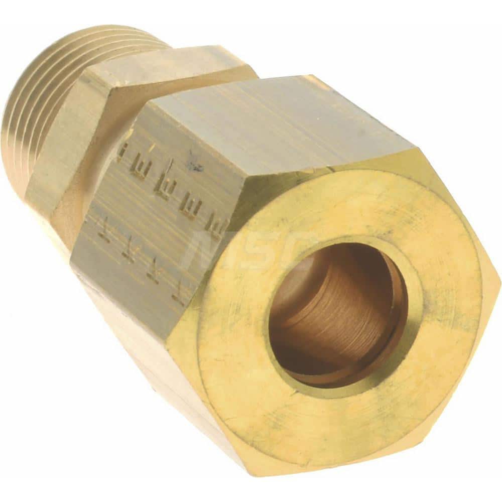 WADE BRASS COMPRESSION FITTINGS 1/8" OD X 1/8" BSPT MALE STUD COUPLING 9-00623 
