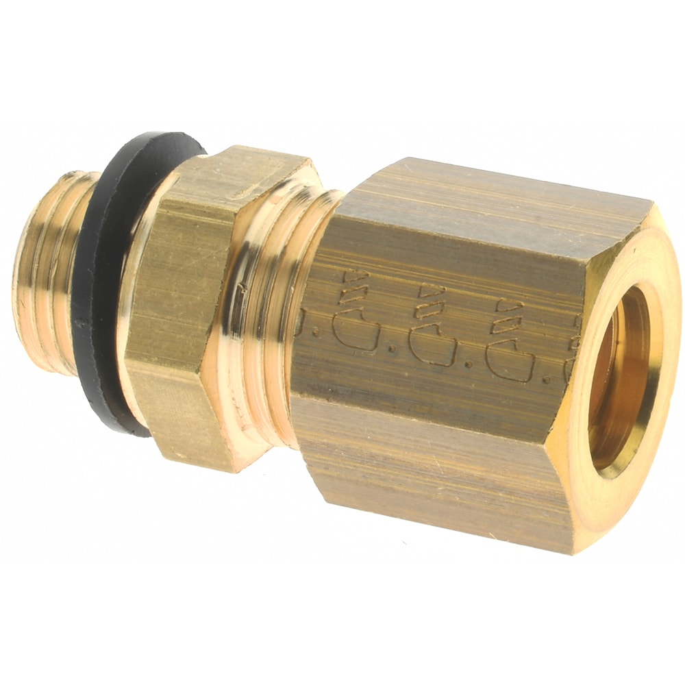 Compression Tube Connector: 1/8" Thread, Compression x MBSPP
