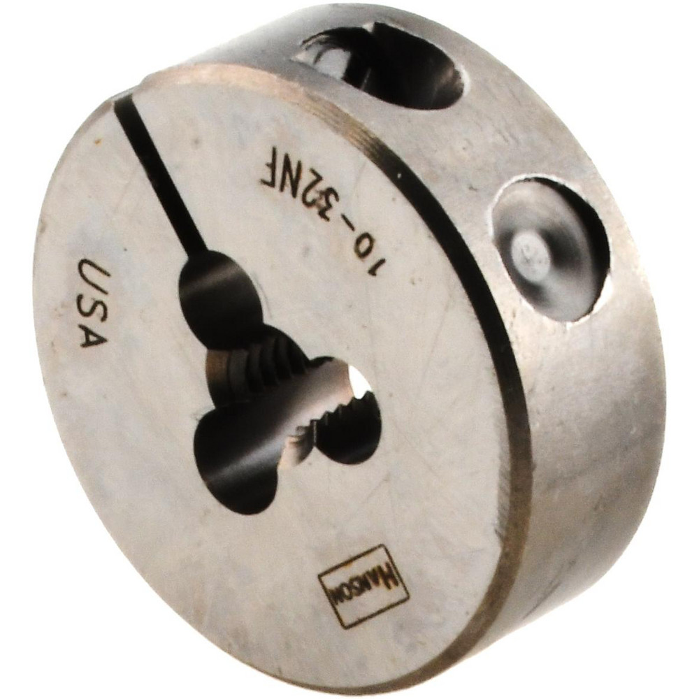 Round Die: #10-32, 1" OD, Carbon Steel