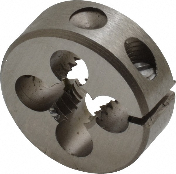 Round Die: 3/8-16, 1" OD, Carbon Steel