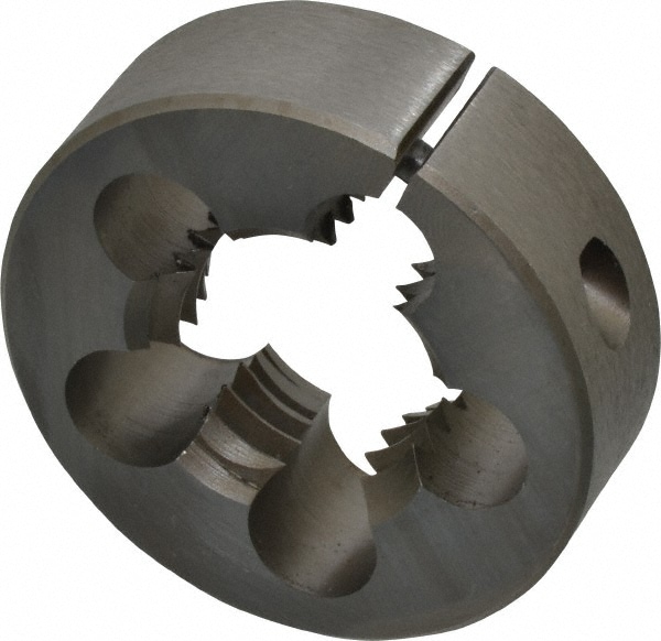 Round Die: 1-8, 5/8" OD, Carbon Steel