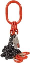 Pewag 5.5G100TOS/5 Chain Sling: 10" Wide, 5 Long, Steel 