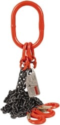 Pewag 5.5G100TOS/5 Chain Sling: 10" Wide, 5 Long, Steel Image