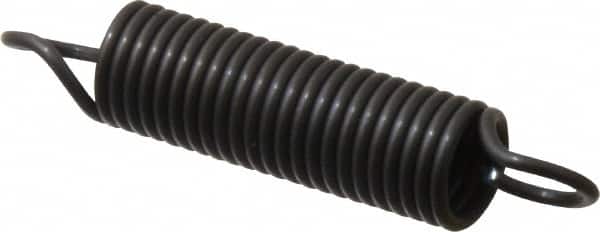 Extension Spring: 0.42" OD, 1.4" Extended Length, 0.055" Wire Dia